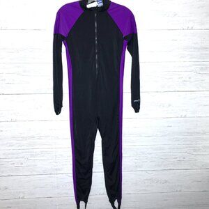 NEW Ivation Women's Lycra Full Body Coverage Swimsuit Long Sleeve Medium